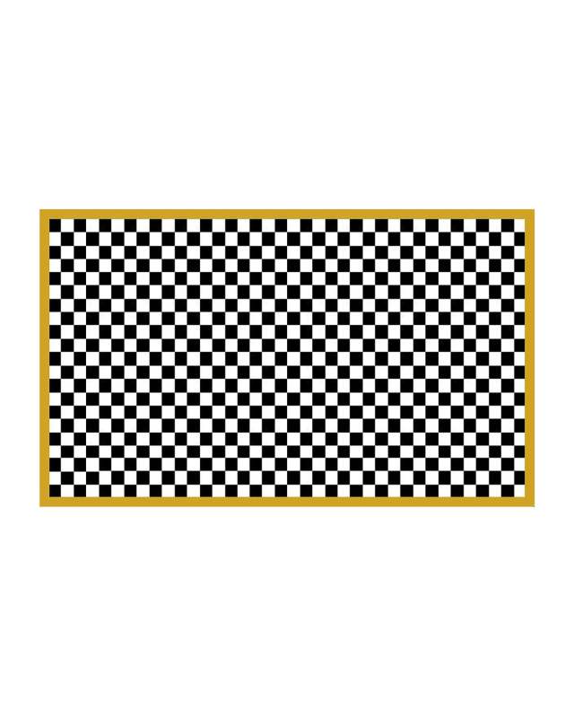 Check It Out Gold Rug, 3' x 5'